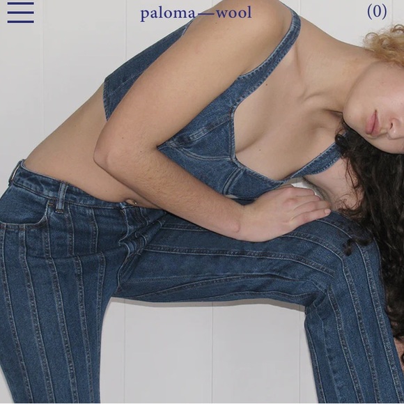 Paloma Wool Ramon Denim Top - Picture 2 of 9